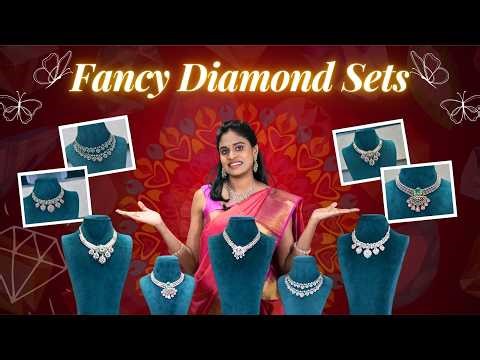 Fancy Diamond Sets Collection | Elegant & Trendy Diamond Jewellery | Vibha Jewellers