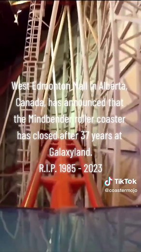 Mindbender Roller Coaster: A Galaxyland Legacy