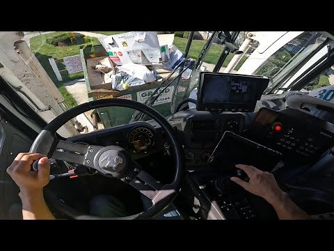 HOW TO DRIVE a Front Loader Garbage Truck