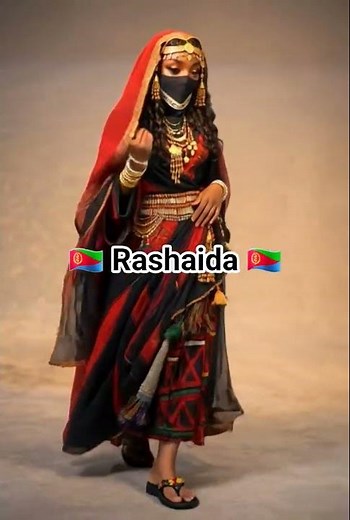 Eritrean traditional Rashaida clothing #eritrea #Rashaida