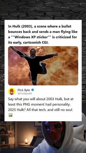 Hulk 2003 Bullet Bounce Scene Criticizing Early CGI as Cartoonish