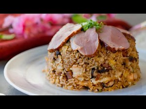 Smoked Duck Fried Rice Recipe - 烟熏鸭炒饭