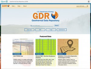 Geothermal Data Repository (GDR)