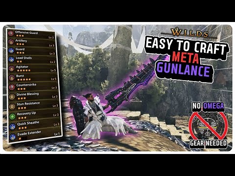 THIS GUNLANCE BUILD IS EASY TO BUILD & META & IT DESTROYS EVERYTHING in Monster Hunter Wilds!