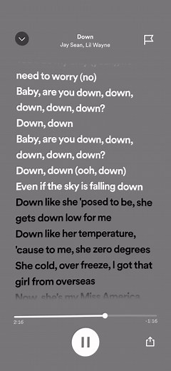 Jay Sean & Lil Wayne - Down Lyrics and Analysis