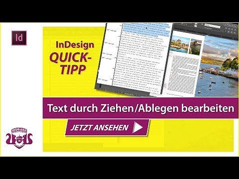 Textbearbeitung durch Ziehen und Ablegen – InDesign QUICK-TIPP