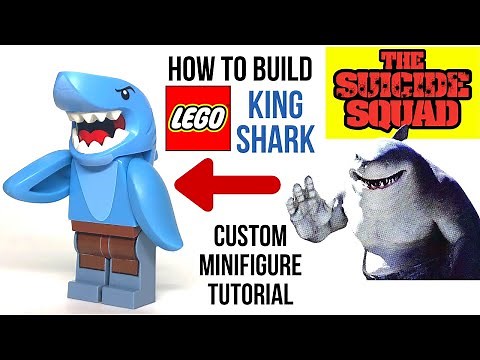HOW TO Build LEGO KING SHARK from The Suicide Squad Movie