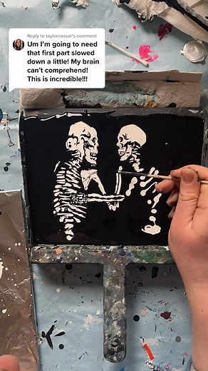 Fluid Art Dustpan Pour Tutorial