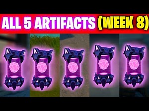 All ALIEN ARTIFACTS LOCATIONS IN FORTNITE SEASON 7 Chapter 2 (WEEK 8)