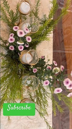 Beautiful Table Setup for Party | DIY Flower Decoration Ideas | Explore with Ami| last minutes hack