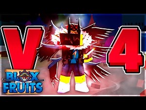 CONSEGUI A RAÇA V4 NO BLOX FRUITS COM SCRIPT!