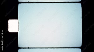 Super 8 Frame with grain and light leaks printing on border. Make digital footage into archival.