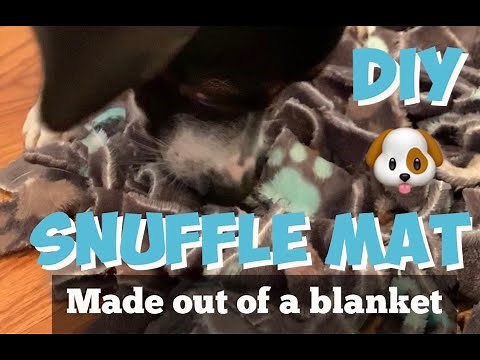 How to make an easy DIY Snuffle Mat! (No Mat Base Needed)