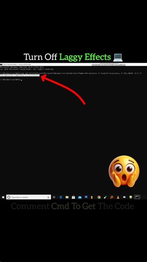 Disable Windows Transparency Effects via Registry Command 💻✨