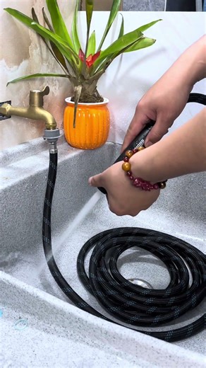 Household stainless steel one-in-two-out dual control angle valve faucet three way diverter