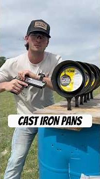 Cast Iron Pans vs 50 Cal Sniper Rifle