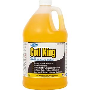 [Hot Item] Coil King External Condenser Coil Cleaner Brightener Alkaline Non-Acid Cleaner for Finned Tubes AC Condenser Unite