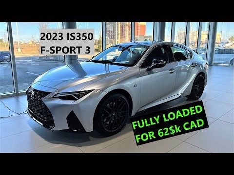 2023 Lexus IS350 F-Sport 3 in Iridium, walkaround in 4K