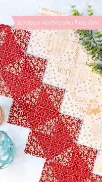 Sewing the Broken Dishes Stripe Blocks for the Scrappy Americana Flag Quilt!