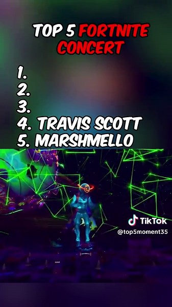 Mejor concierto en Fortnite