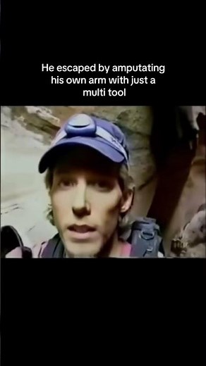 The Man Who Amputated His Own Arm to Survive.