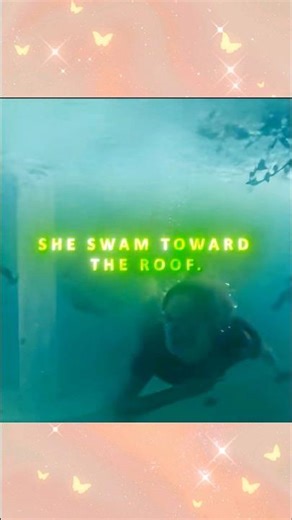 The story revolves around a woman who skillfully escapes from a flooded area.🤔🥶💙