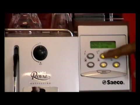 How to Clean your coffee machine: Saeco Royal Cappuccino
