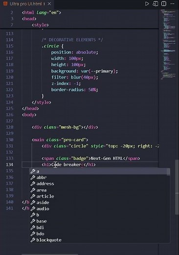Creating card in HTML & CSS ⚡ | Code Breaker