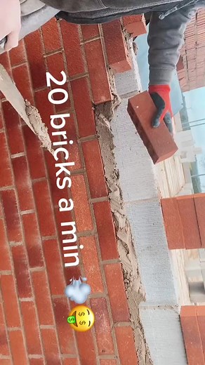 9.8K views · 121 reactions | How To Lay Bricks tricks For Beginners Using a line隣 | Bricklayer | Facebook