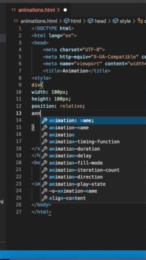 This ONE Keyframe Technique Changes Everything #webdevelopment #shorts