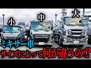 Differences in types and sizes of concrete mixer trucks | How do their uses differ?