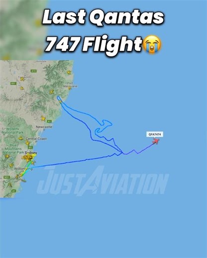 Saddest Moments In Aviation - Last Qantas 747 Flight😭💔
