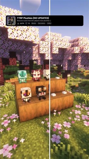 Best Minecraft Plushies Resource Pack #minecraft #shorts #mc