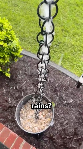 The Real Reason Rain Chains Exist