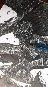 Berserker Armor of Guts #art #anime #drawing #berserk #shorts #animeart