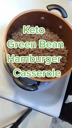 Delicious Keto Green Bean Hamburger Casserole Recipe