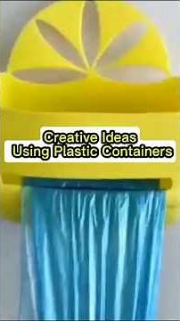 Creative Ideas Using Plastic Containers – Smart DIY Recycling Projects