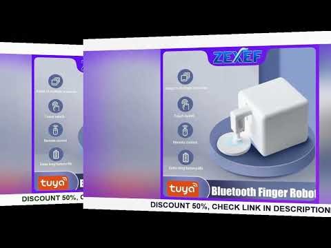Smart Touch Fingerbot Plus Wifi Tuya Tools Type-c Rechargeable Robot Switch Button With Alexa Googl