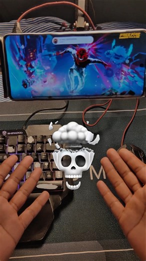 Mini ❌ PC setup keyboard mouse mobile free fire 🔥 FREE FIRE