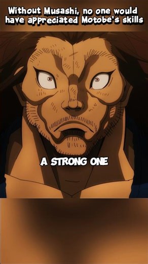 Musashi acknowledged Motobe's strength👀😮|Baki Dou| #anime #baki