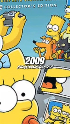 evolution of the simpsons (2026-1987)