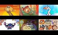 Mix of 6 videos from youtube : cas van de pol 2020 animations lion king bambi frozen lio and stich totoro