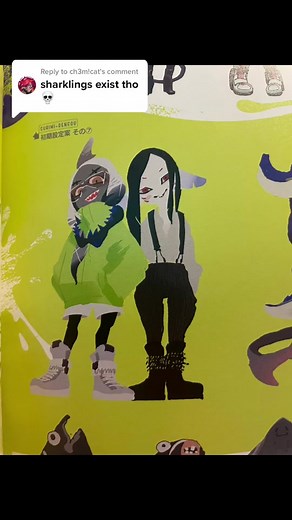 Replying to @ch3m!cat LITERAL EVIDENCE FROM THE SPLATOON ART BOOK #splatoon #splatoon3 #splatooninkling #inkling #splatoonoctoling #octoling