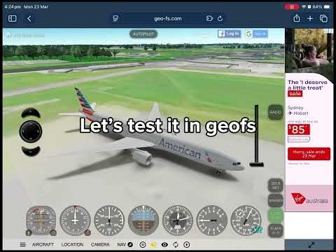 How to get geofs livery selector on mobile (no tampermonkey needed no virus 100% safe)