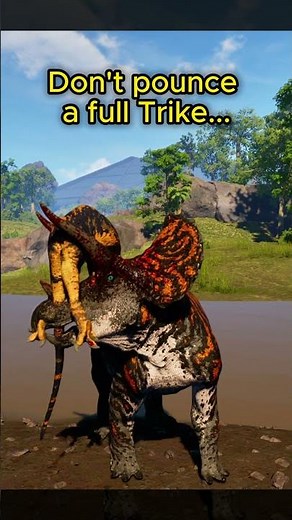 DO NOT pounce a full Trike - #evrima #theisle #theisleevrima