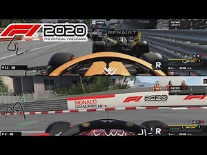 F1 2020 Split-Screen Gameplay - Monaco