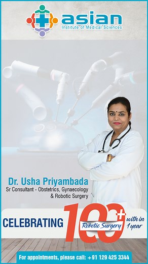 3K views · 69 reactions | Discover the incredible benefits of Robotic Surgery with Dr. Usha Priyambada! 烙✨ Embrace cutting-edge technology for a safer, more precise surgical experience. #RoboticSurgery #MedicalAdvancements #HealthcareInnovation #DrUshaPriyambada #SurgicalExcellence  | Asian Institute of Medical Sciences | Facebook
