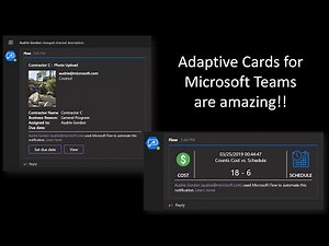 Flow on Teams | Adaptive Cards