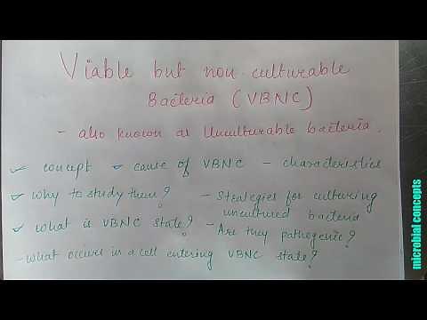 (1) Viable but nonculturable |what are VBNC ?| Unculturable | VBNC | Nonculturable bacteria