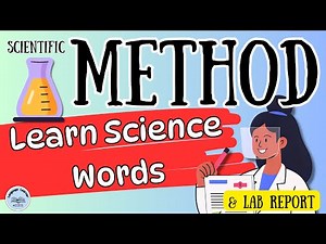 Learn Scientific Method & Lab Report: Science Vocabulary Lesson for ESL Newcomers Middle High School
